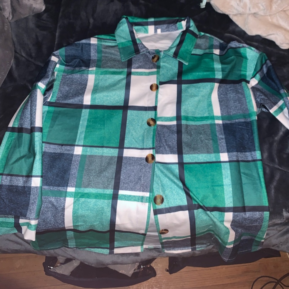 Soft flannel button down